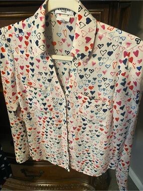 Express Portofino heart print Blouse